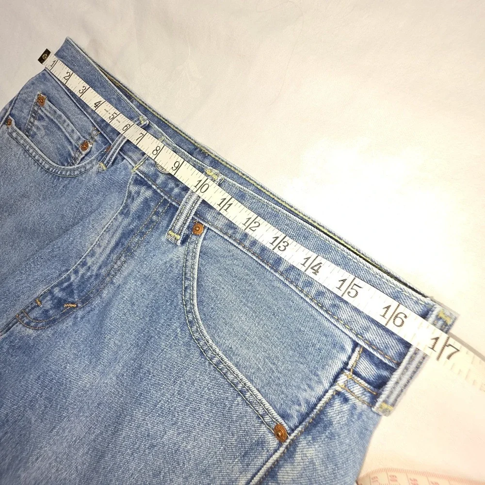 Levi's Men's 505 Blue 32x30 Original Fit Jeans Straight Leg Zip Fly 100% Cotton‎